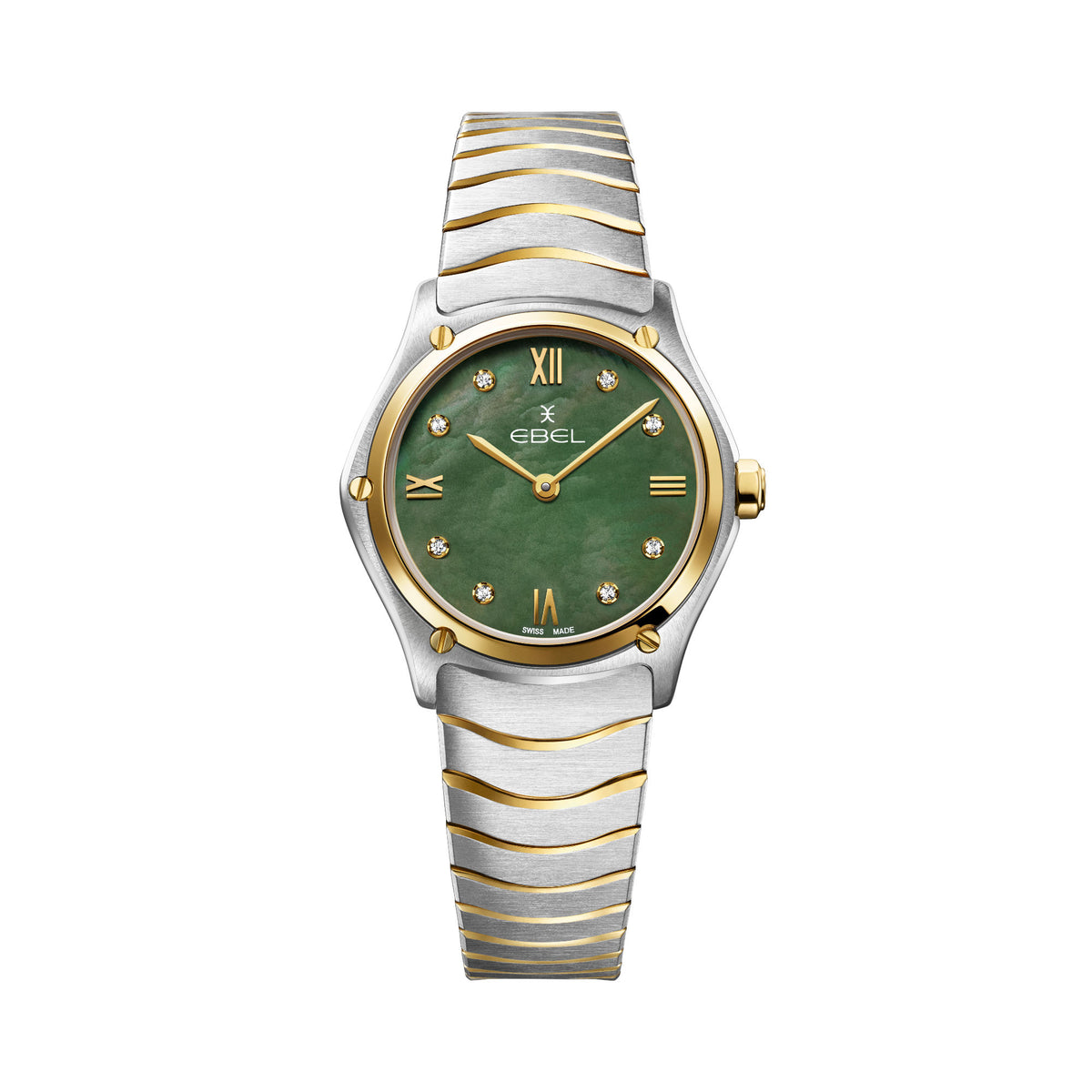 EBEL Sport Classic (1216735) aus Gelbgold, Edelstahl mit Diamant und Perlmutt