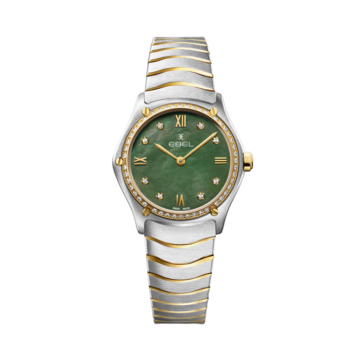 EBEL Sport Classic (1216736) aus Gelbgold, Edelstahl mit Diamant und Perlmutt