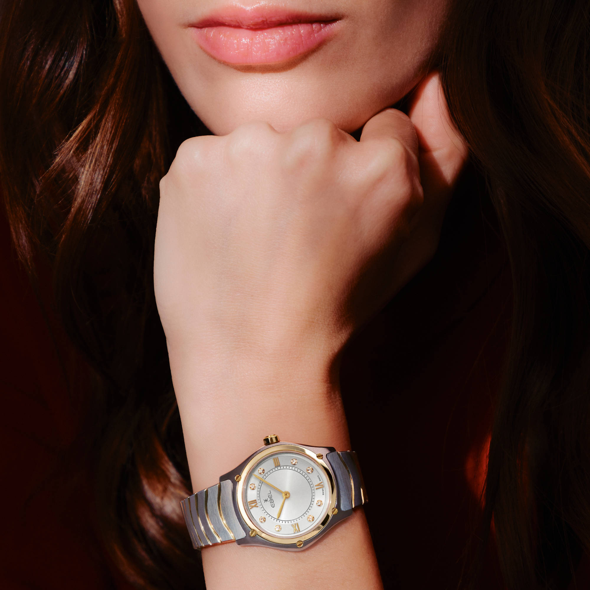 EBEL Sport Classic (1216739) aus Gelbgold, Edelstahl mit Diamant