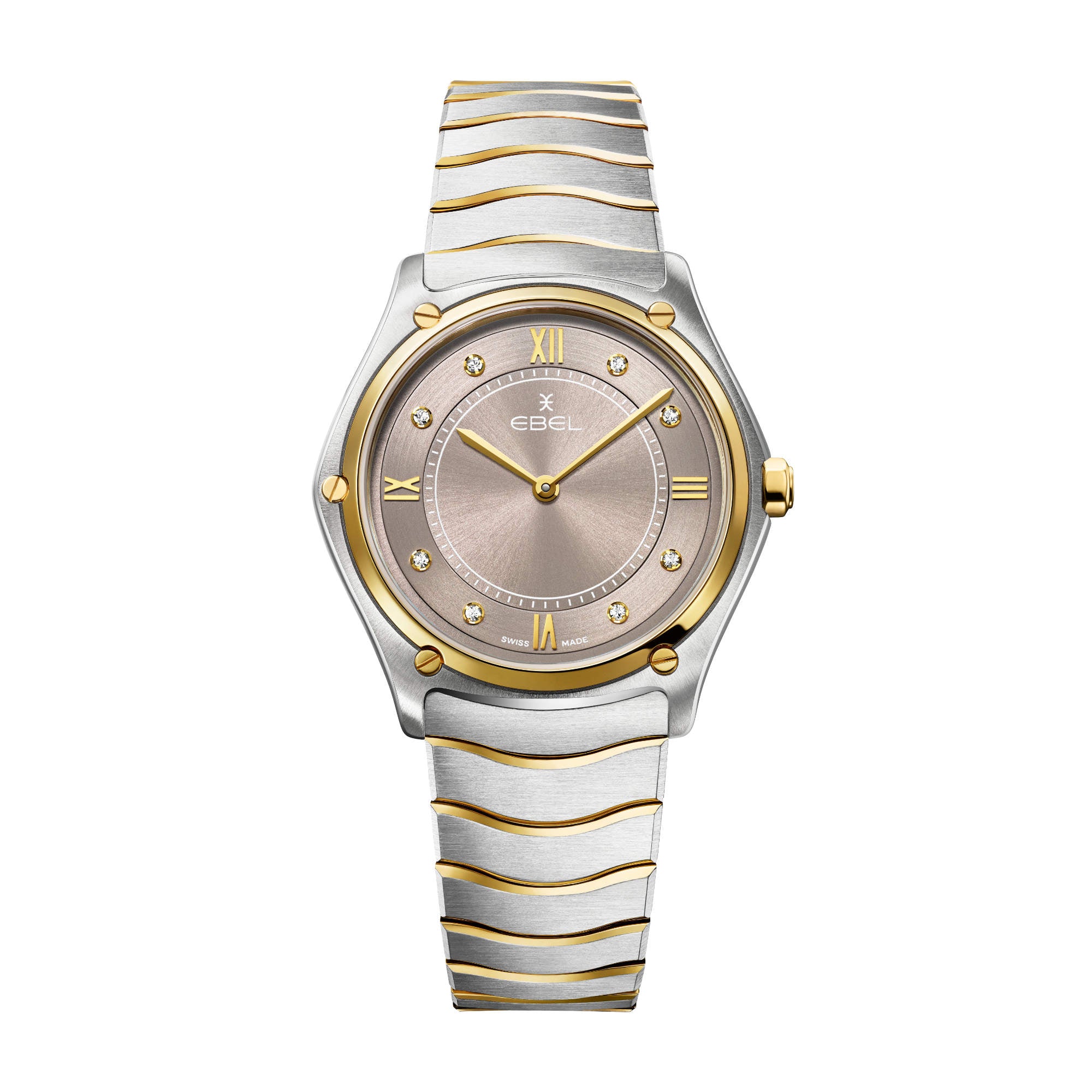 EBEL Sport Classic (1216740) aus Gelbgold, Edelstahl mit Diamant