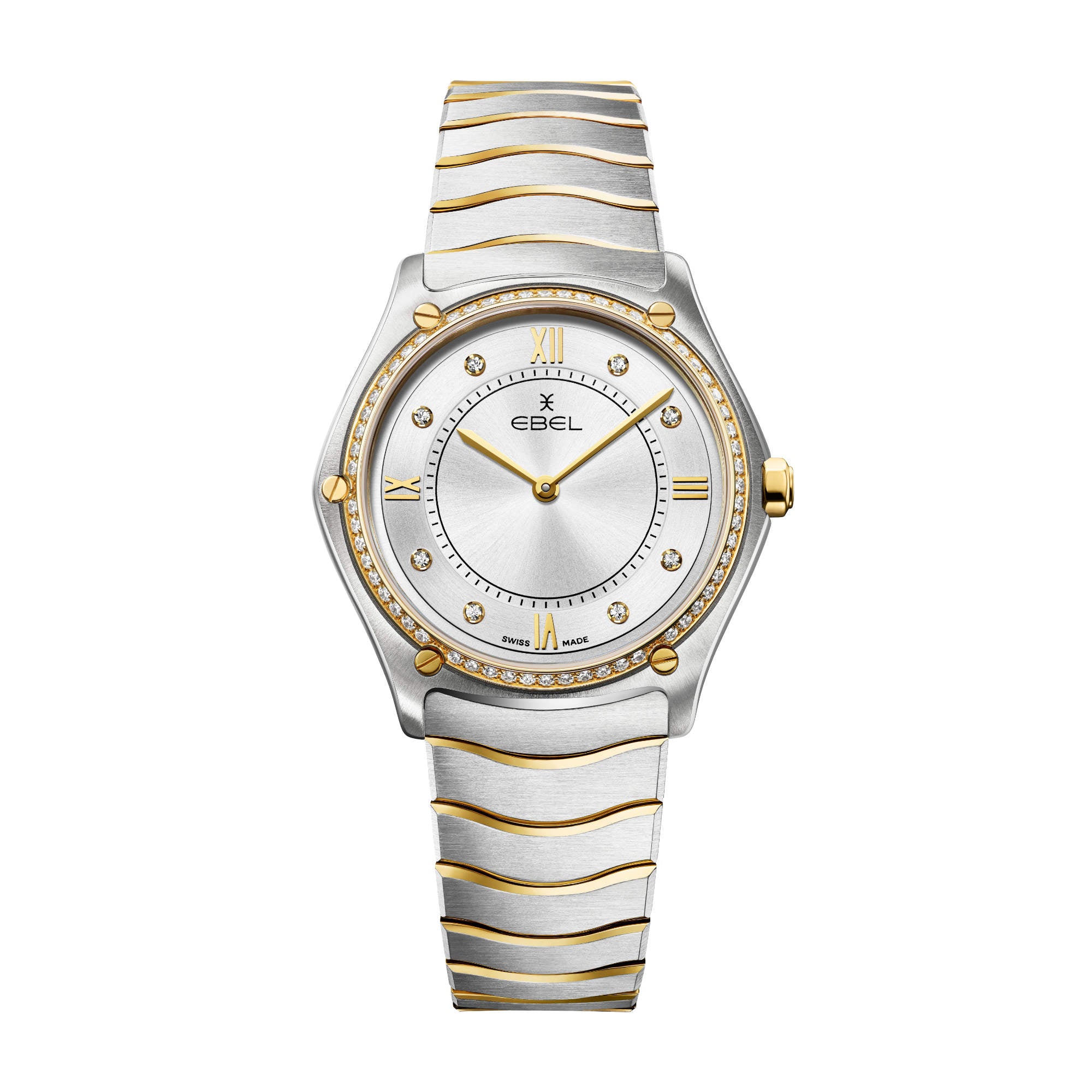EBEL Sport Classic (1216741) aus Gelbgold, Edelstahl mit Diamant