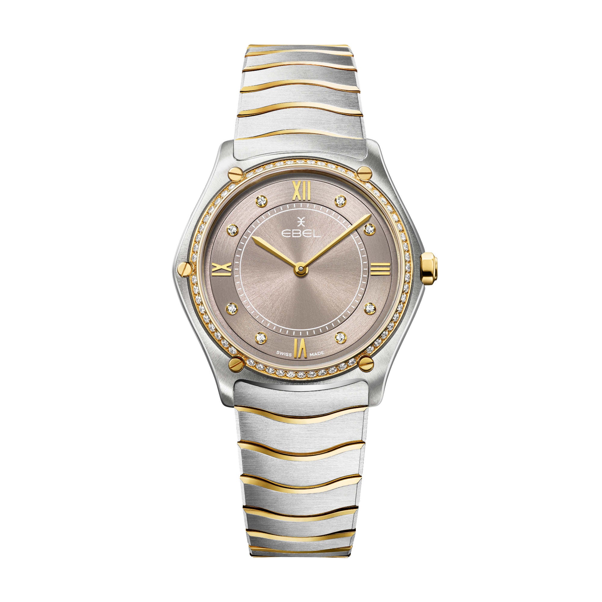 EBEL Sport Classic (1216742) aus Gelbgold, Edelstahl mit Diamant