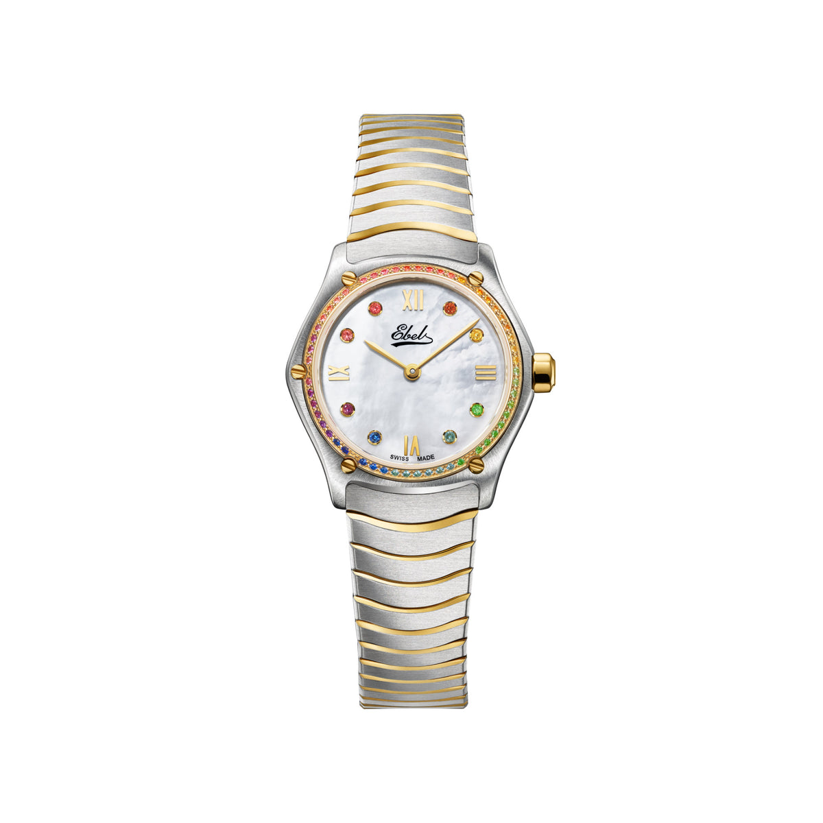 EBEL Sport Classic (1216752) aus Gelbgold, Edelstahl mit Perlmutt