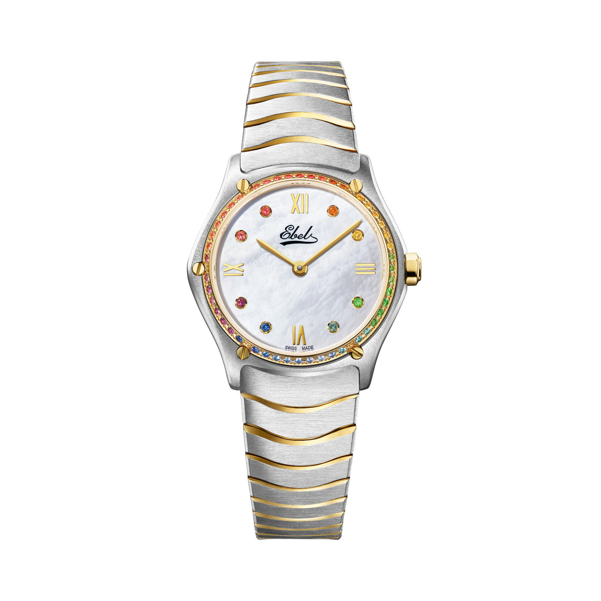 EBEL Sport Classic (1216753) aus Gelbgold, Edelstahl mit Perlmutt