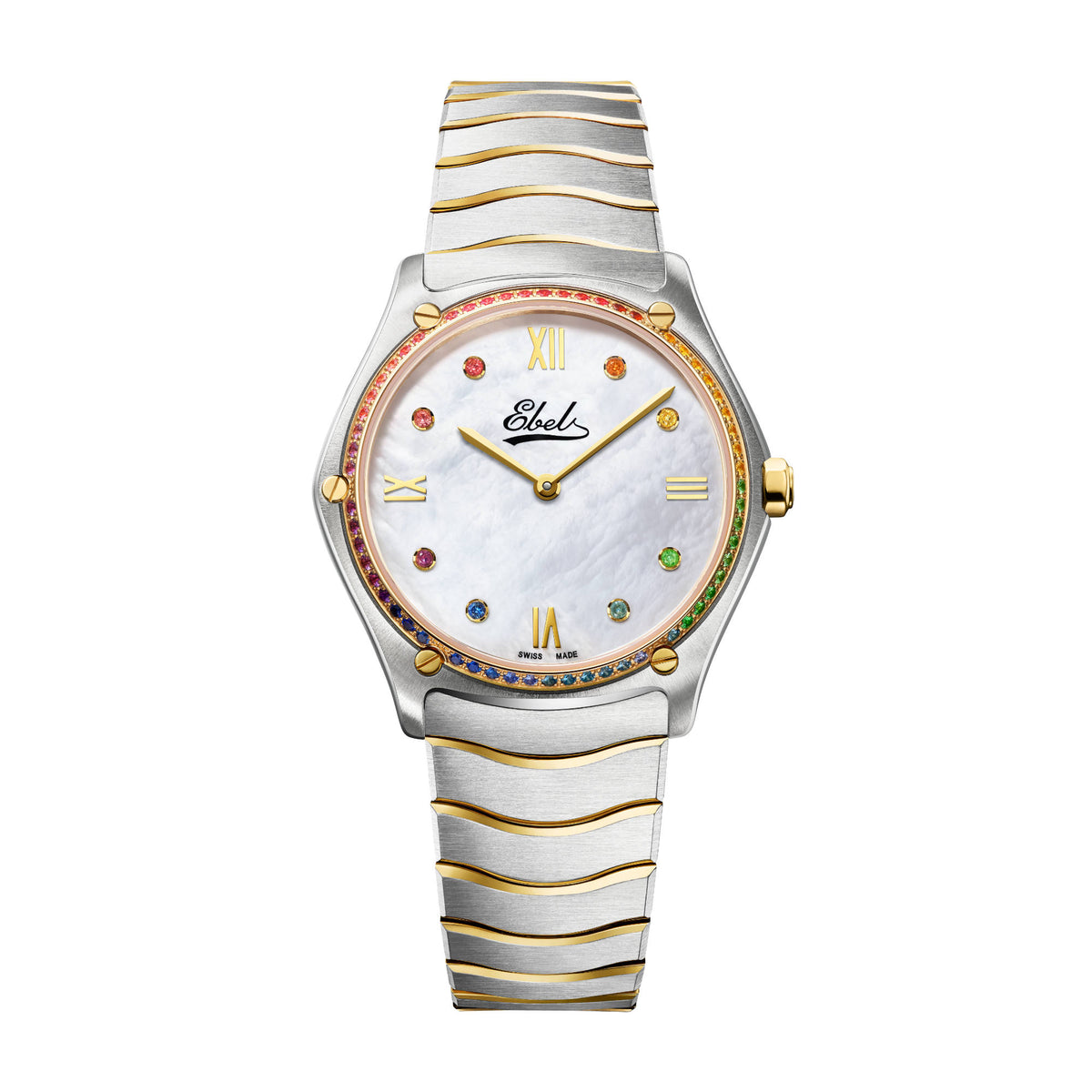 EBEL Sport Classic (1216754) aus Gelbgold, Edelstahl mit Perlmutt