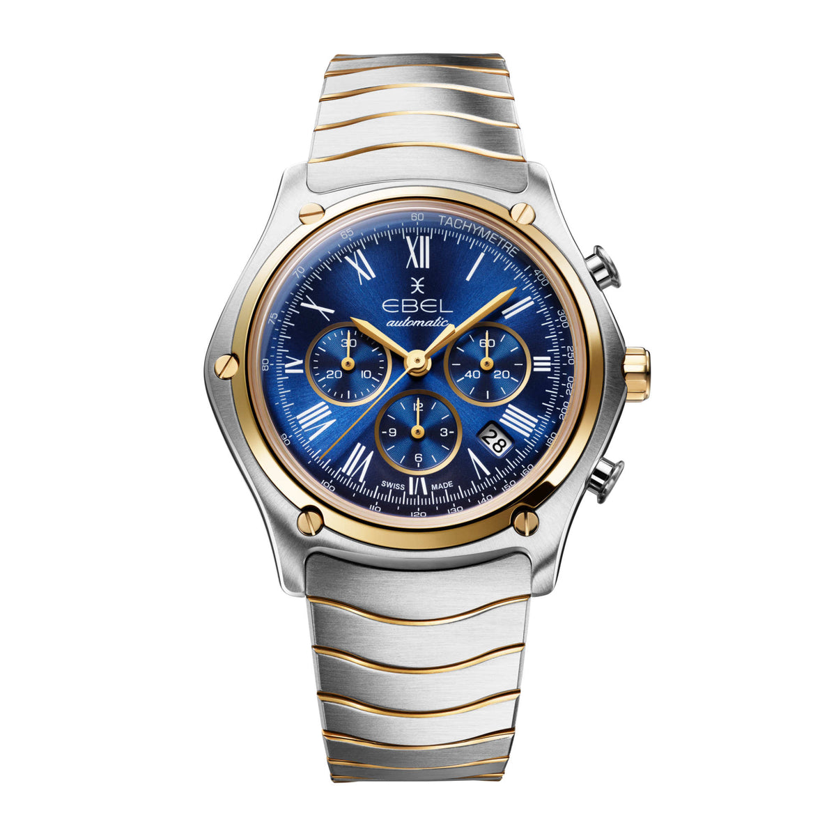 EBEL Sport Classic Chronograph (1216751) aus Gelbgold, Edelstahl