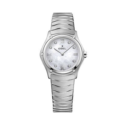 Sport Classic Lady, Edelstahl • Diamant • Perlmutt von EBEL (1216417A)