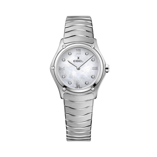 Sport Classic Lady, Edelstahl • Diamant • Perlmutt von EBEL (1216417A)