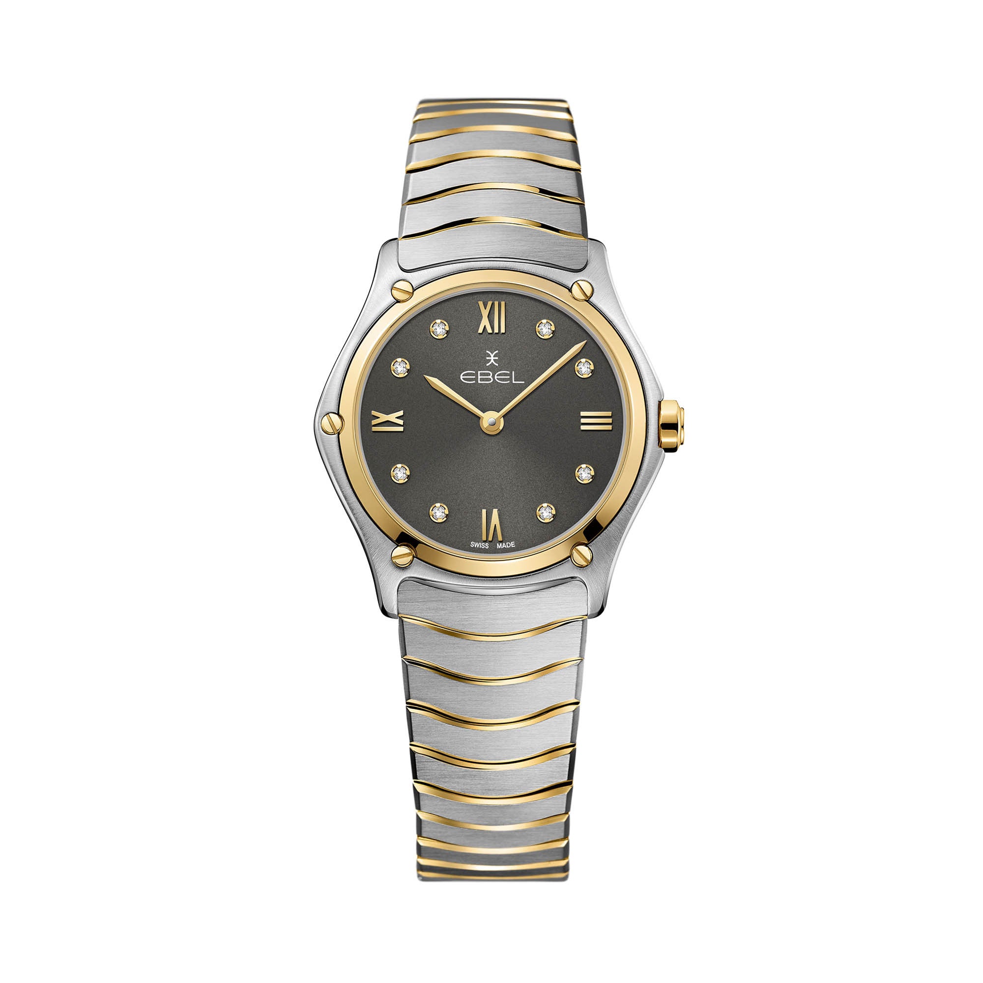 EBEL Sport Classic Lady (1216419A) aus Gelbgold, Edelstahl mit Diamant