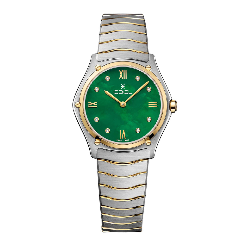 EBEL Sport Classic Lady (1216545) aus Gelbgold, Edelstahl mit Diamant und Perlmutt