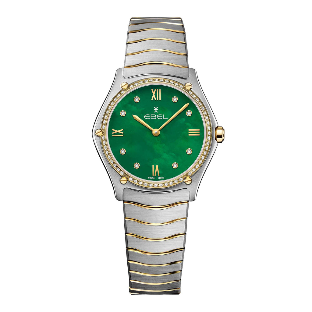 EBEL Sport Classic Lady (1216546) aus Gelbgold, Edelstahl mit Diamant und Perlmutt