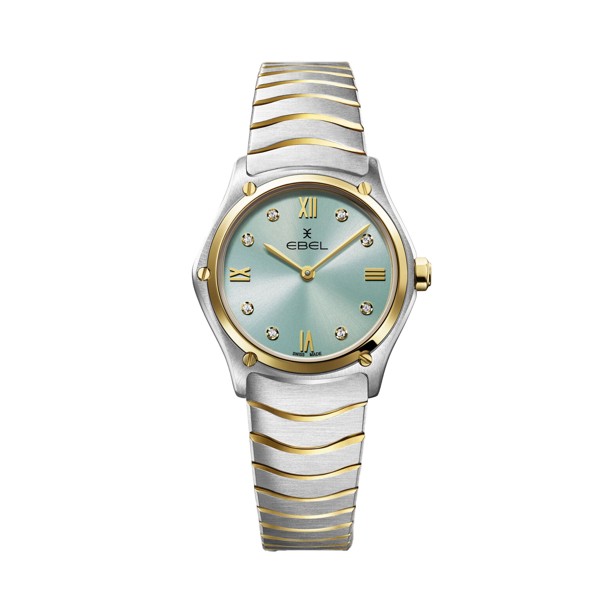 EBEL Sport Classic Lady (1216557) aus Gelbgold, Edelstahl mit Diamant
