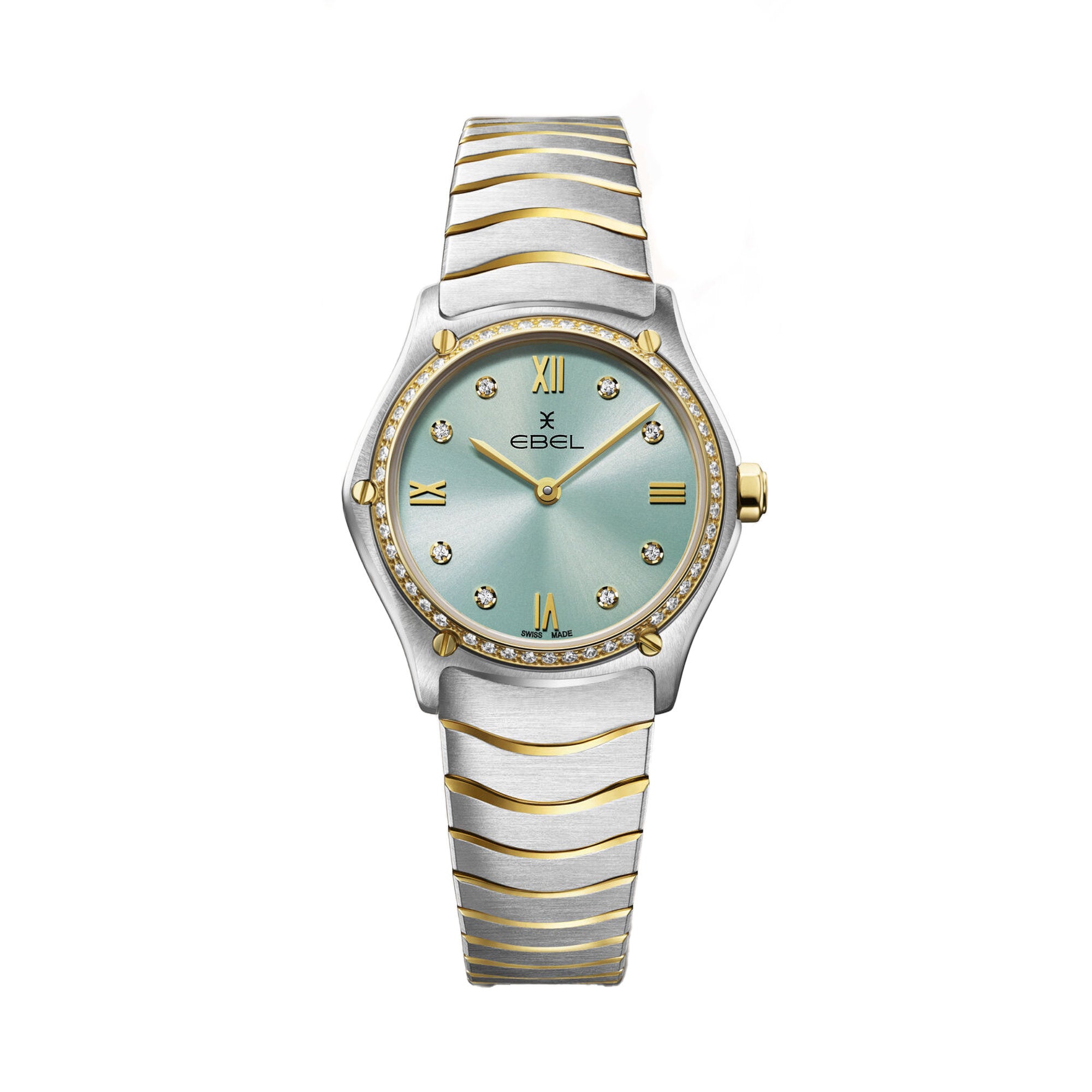 EBEL Sport Classic Lady (1216559) aus Gelbgold, Edelstahl mit Diamant
