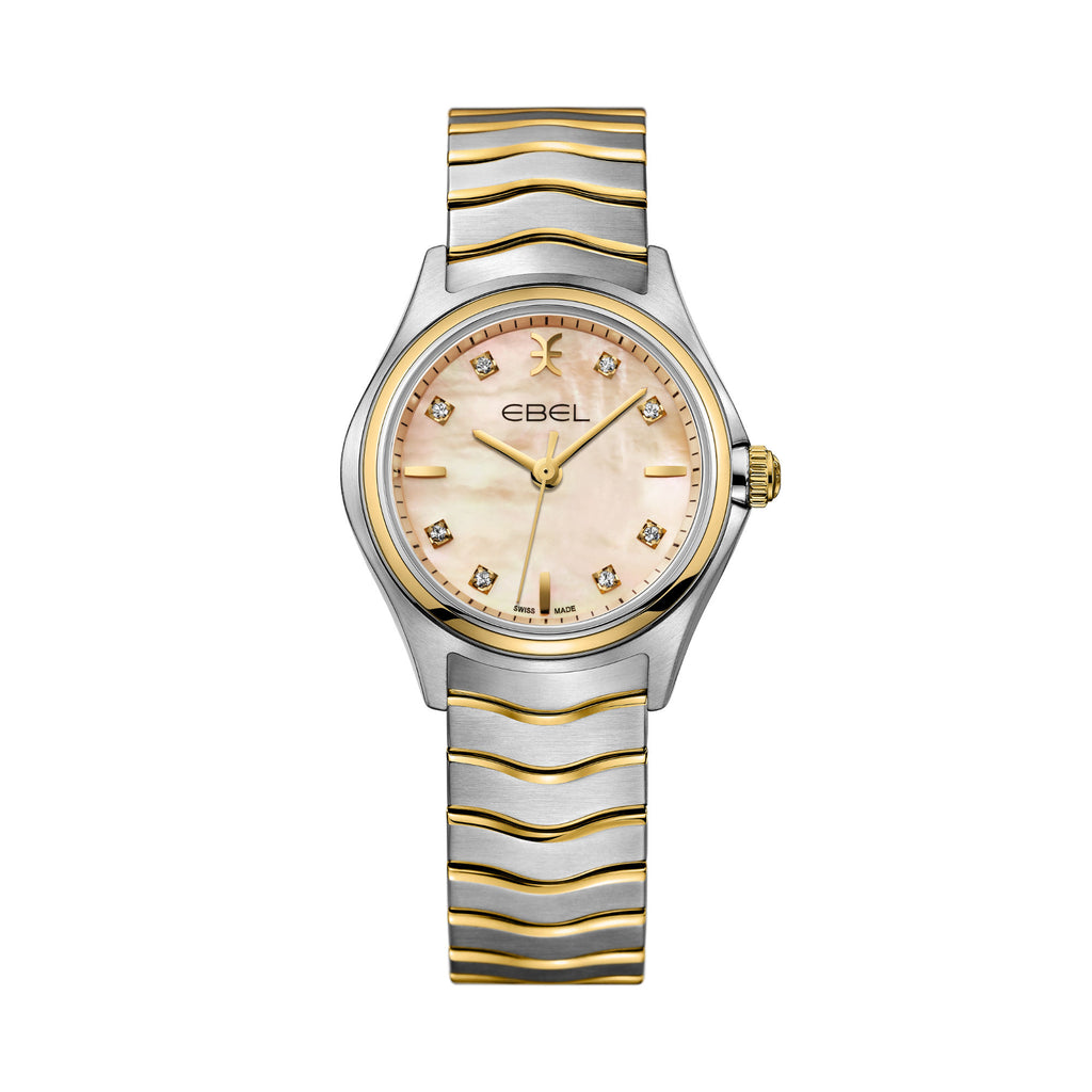 EBEL Wave (1216688) aus Gelbgold, Edelstahl mit Diamant und Perlmutt