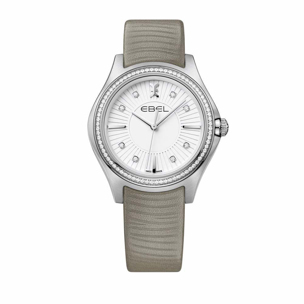 Wave Grande, Leder • Diamant • Quarz von EBEL (1216297)