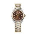EBEL Wave Lady (1216318) aus Gelbgold, Edelstahl mit Diamant