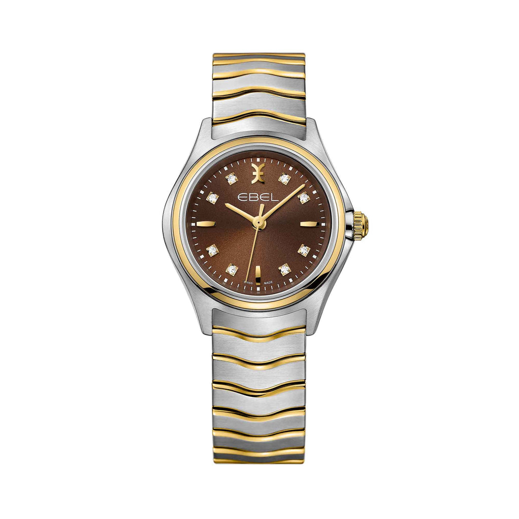 EBEL Wave (1216318) aus Gelbgold, Edelstahl mit Diamant