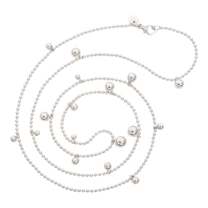 Lange Halskette Bollicine, Silber von DoDo (DCC0004-BOLLI-000AG)