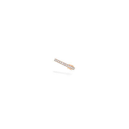 Einzelner Gatsby Ohrclip mittleres Ohr, Roségold • Diamant von Messika (10031-PG)