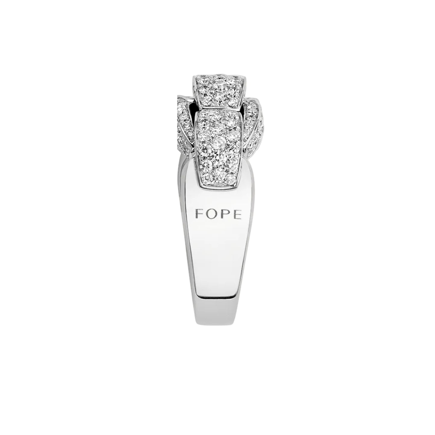 Eka Ring mit Diamanten, Weißgold • Diamant von FOPE (77305AX_PB_B_XBX_140)