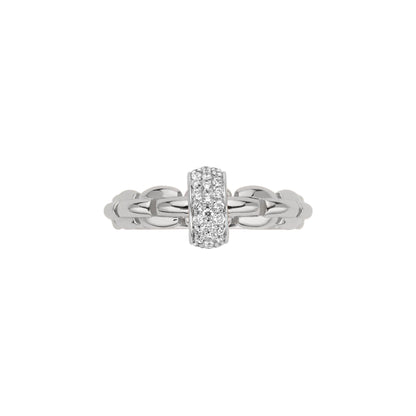 Eka Ring mit Pavébesatz, Weißgold • Diamant von FOPE (70710AX_PB_B_XBX_140)