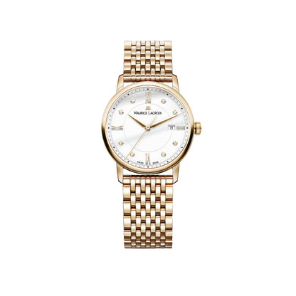 Eliros Date Ladies, Edelstahl • Diamant von Maurice Lacroix (EL1094-PVP06-150-1)
