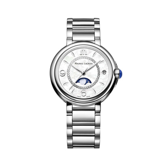 Fiaba Moonphase 32mm, Edelstahl • Diamant • Perlmutt von Maurice Lacroix (FA1084-SS002-170-1)