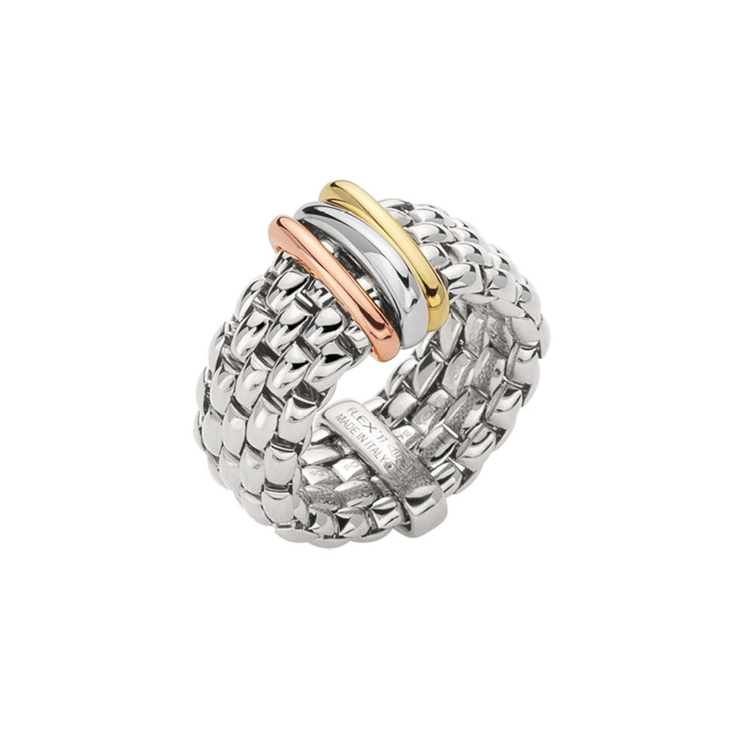 Flex'it Panorama Ring, Tricolor-Gold von FOPE (58704AX_XX_B_RBG_00M)