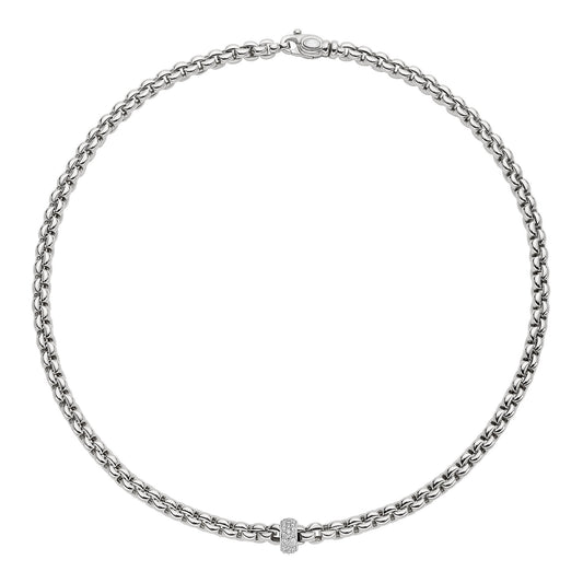 FOPE Eka Collier - 72110CX_PB_B_XBX_043 (043) aus Weißgold mit Diamant