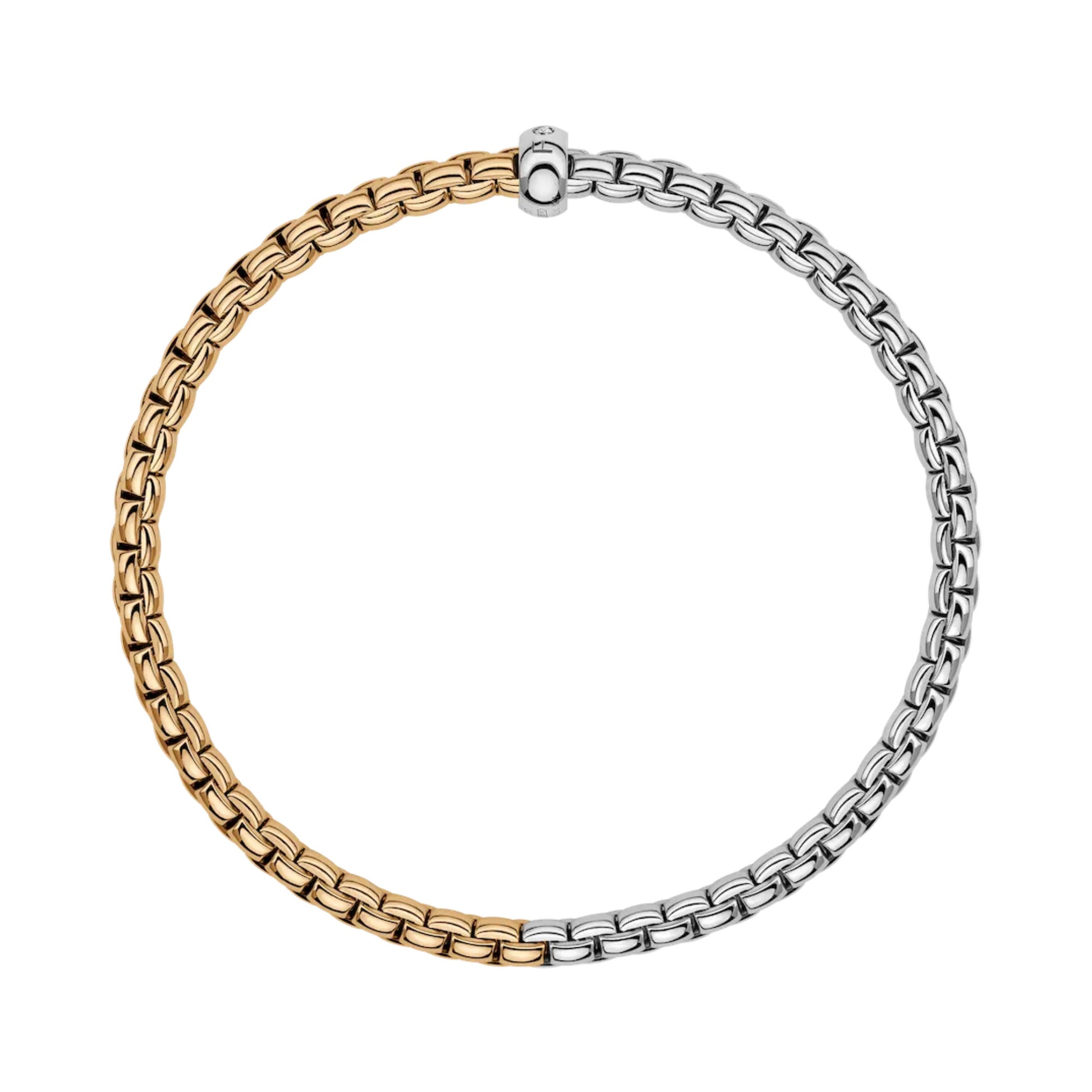 FOPE Eka Flex'it Armband - 01M01B2_BB_2_XBX_00S (00S) aus Bicolor-Gold mit Diamant