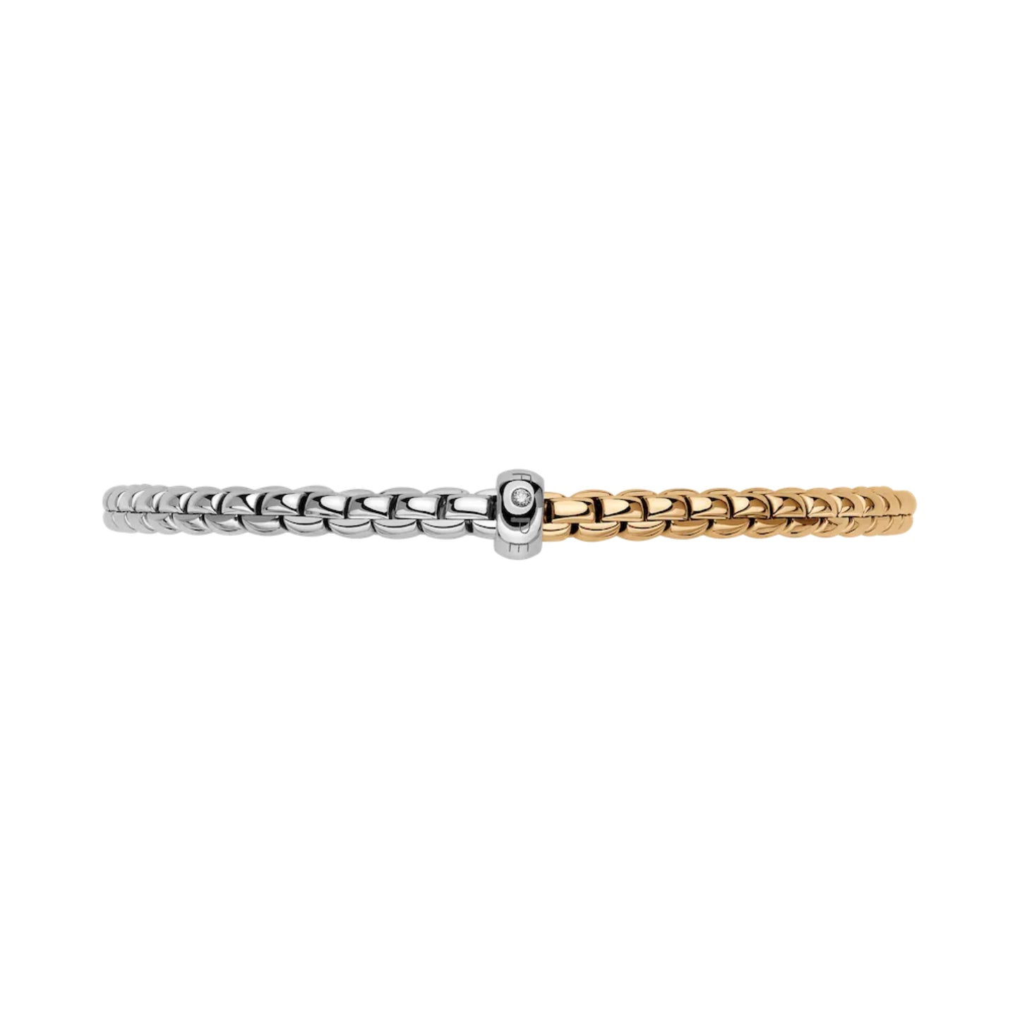 FOPE Eka Flex'it Armband - 01M01B2_BB_2_XBX_00S (00S) aus Bicolor-Gold mit Diamant