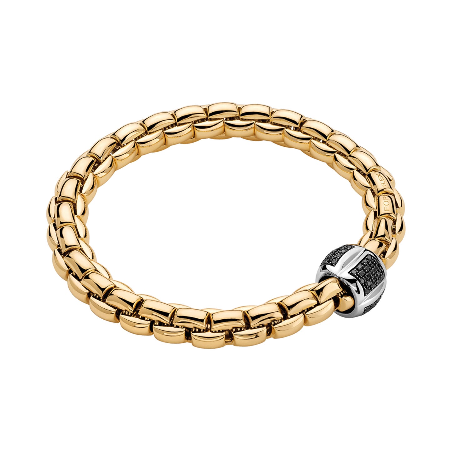 FOPE Eka Flex'it Armband - 60211BX_PN_G_X1X_0XS (0XS) aus Bicolor-Gold mit Diamant