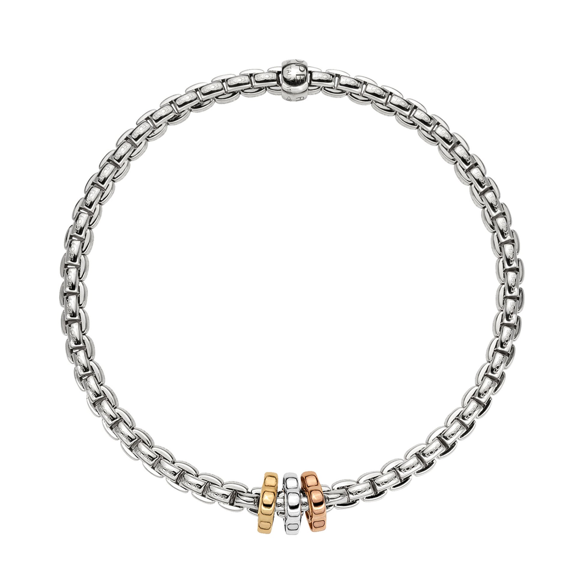 Eka Flex'it Armband, Weißgold von FOPE (73901BX_XX_B_RBG_0XS)