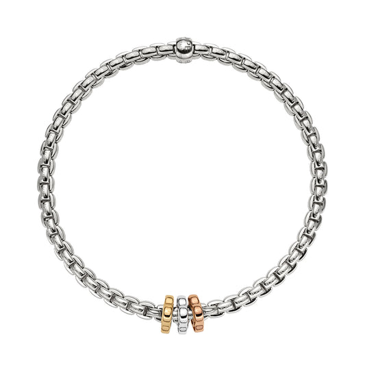 Eka Flex'it Armband, Weißgold von FOPE (73901BX_XX_B_RBG_0XS)