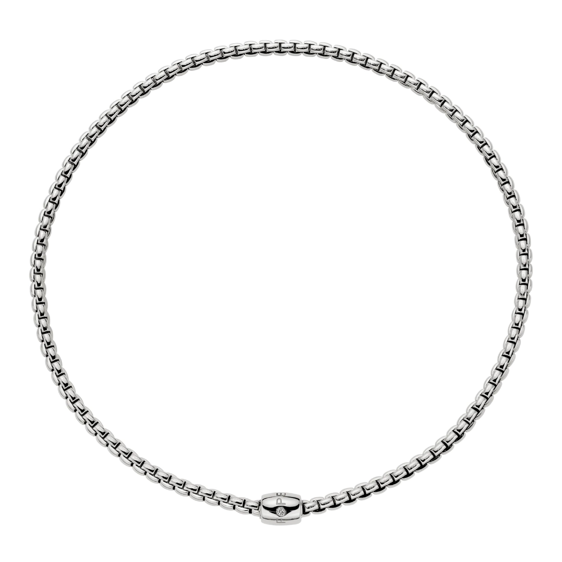 FOPE Eka Flex'it Halskette - 07F01CX_BB_B_XBX_043 (043) aus Weißgold mit Diamant