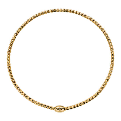 FOPE Eka Flex'it Halskette - 07F01CX_BB_G_XGX_043 (043) aus Gelbgold mit Diamant