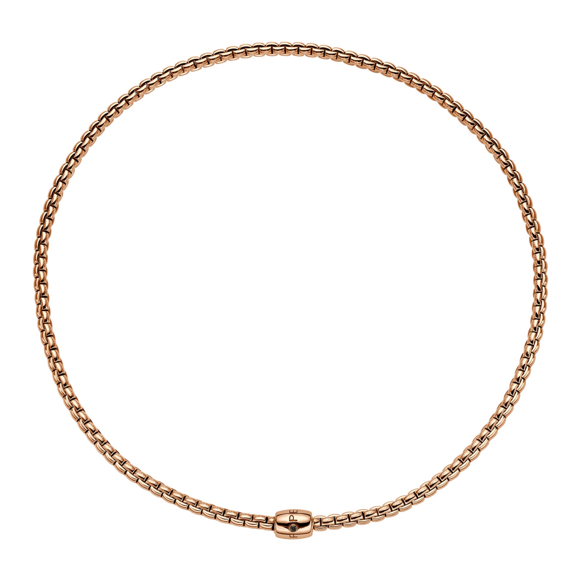 FOPE Eka Flex'it Halskette - 07F01CX_BN_R_XRX_043 (043) aus Roségold mit Diamant