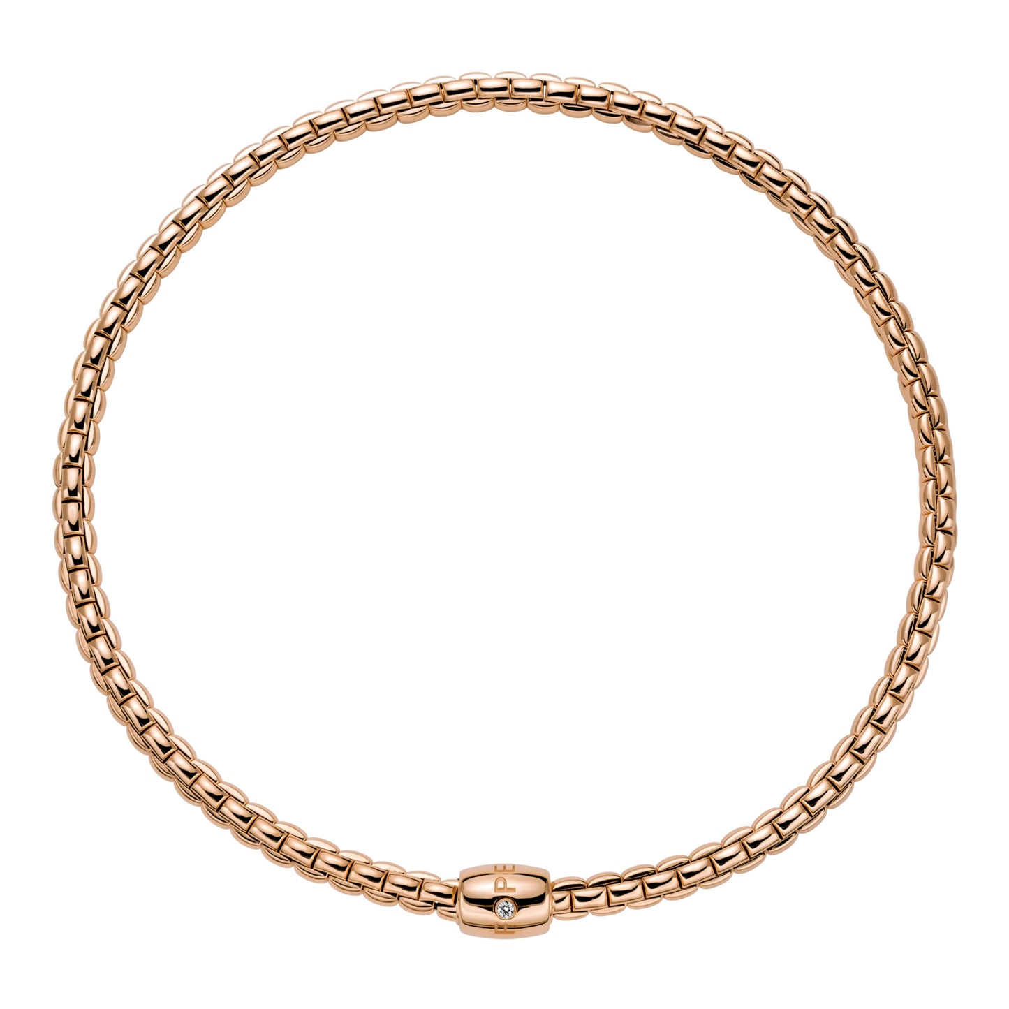 FOPE Eka Flex'it Halskette - 07F05CX_BB_R_XRX_043 (043) aus Roségold mit Diamant