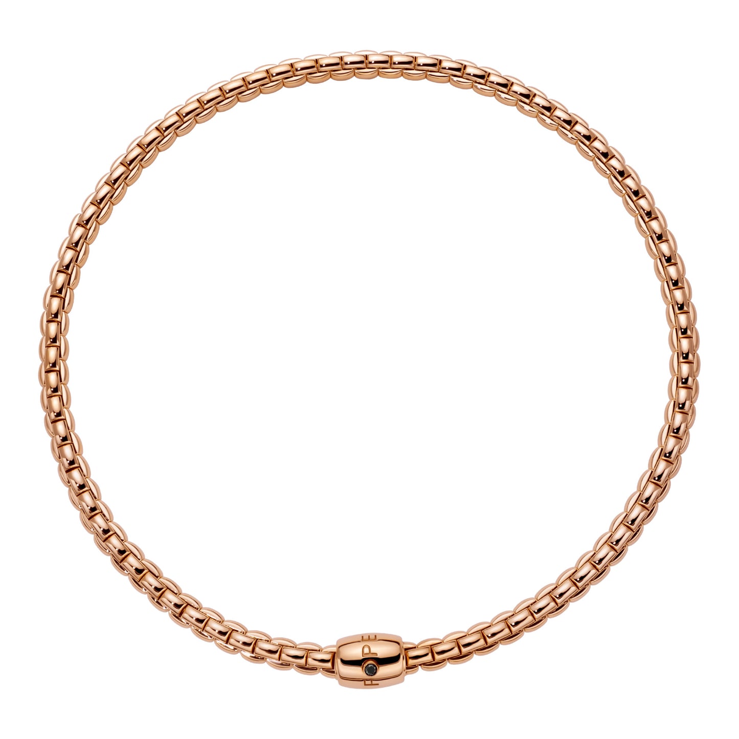 FOPE Eka Flex'it Halskette - 07F05CX_BN_R_XRX_034 (034) aus Roségold mit Diamant