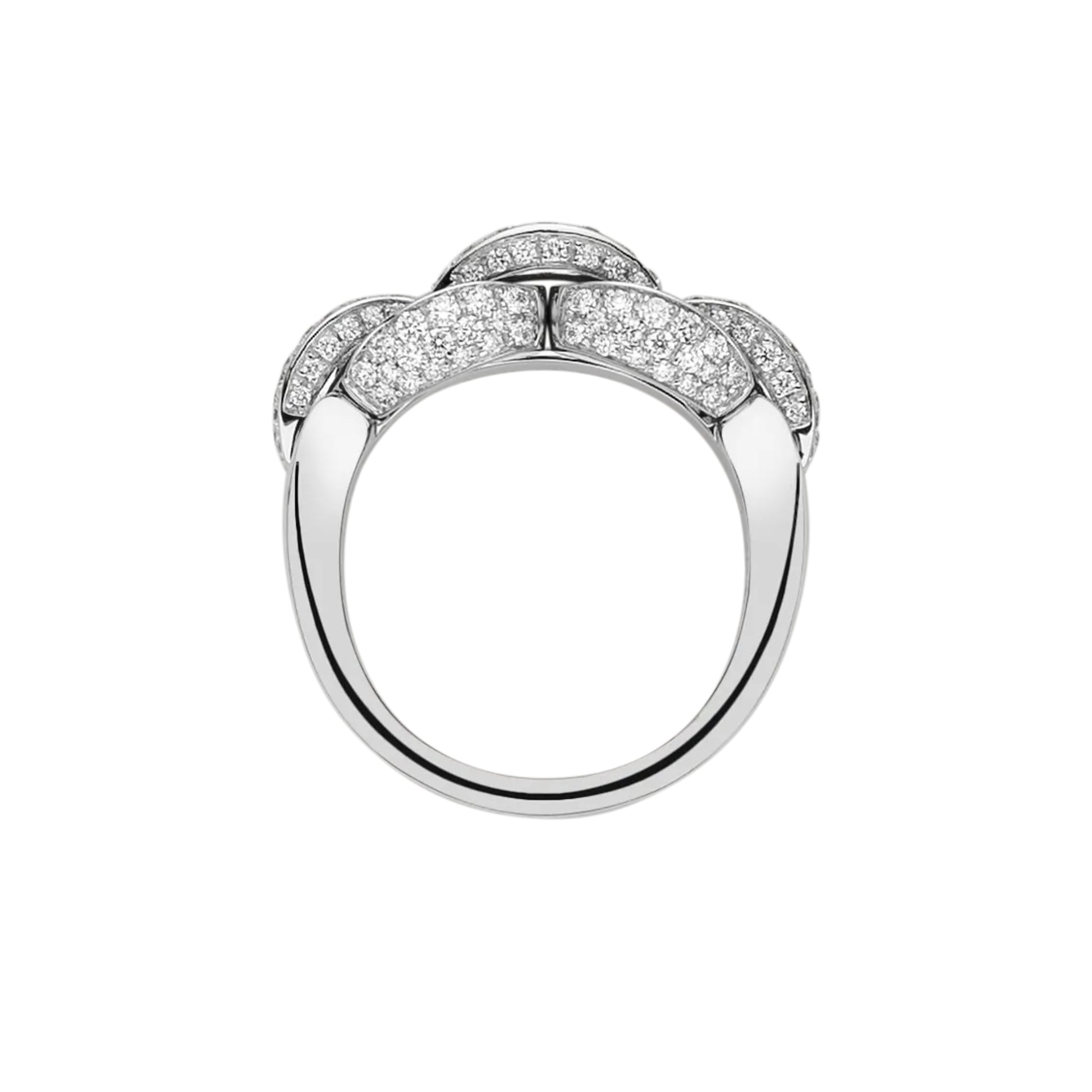 FOPE Eka Ring mit Diamanten - 77305AX_PB_B_XBX_140 (140) aus Weißgold mit Diamant