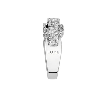 FOPE Eka Ring mit Diamanten - 77305AX_PB_B_XBX_140 (140) aus Weißgold mit Diamant