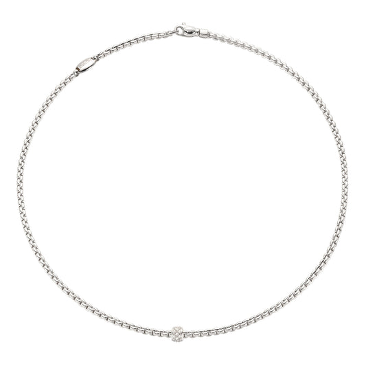FOPE Eka Tiny Flex'it Collier - 73001CX_PB_B_XBX_043 (043) aus Weißgold mit Diamant
