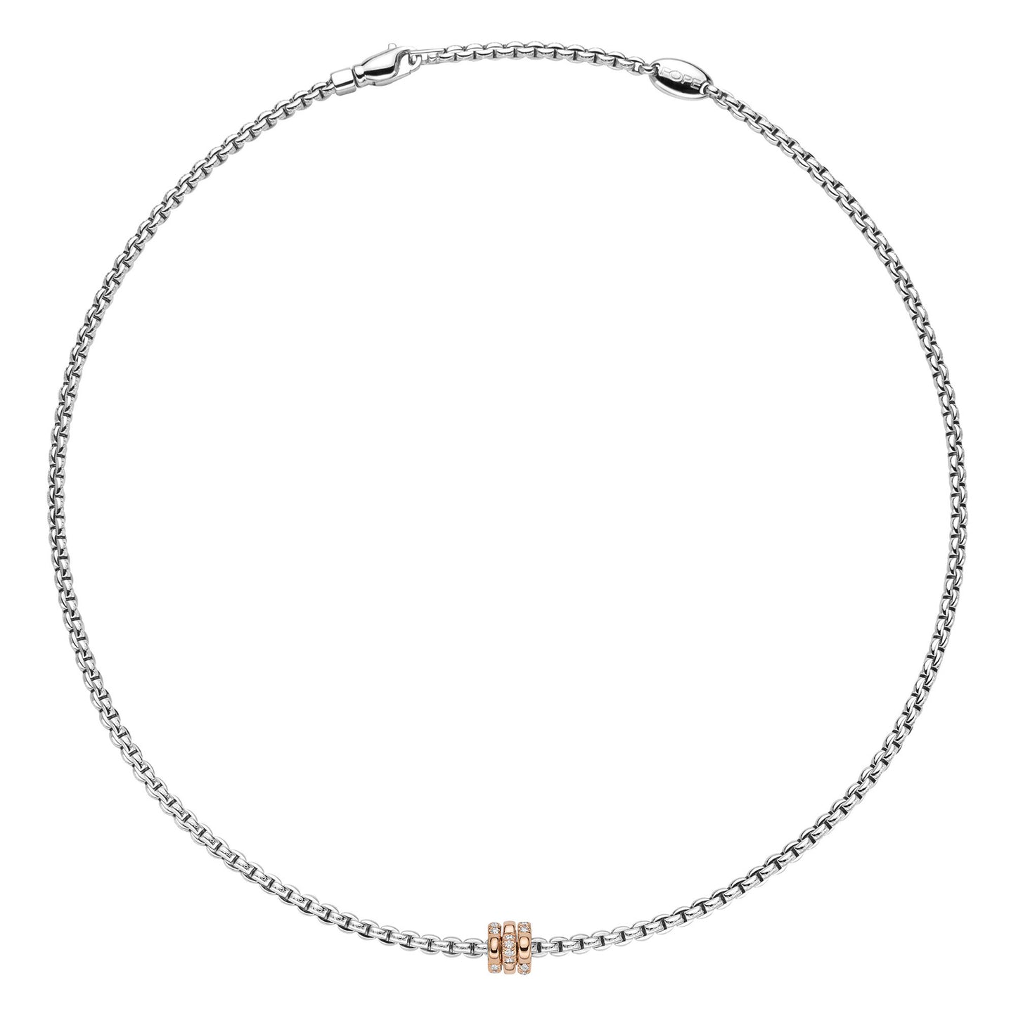 FOPE Eka Tiny Flex'it Collier - 73901CX_BB_B_RRR_043 (043) aus Weißgold mit Diamant