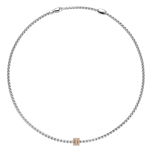 FOPE Eka Tiny Flex'it Collier - 73901CX_BB_B_RRR_043 (043) aus Weißgold mit Diamant