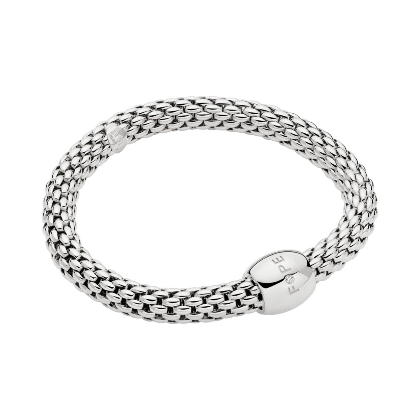 FOPE Love Nest Flex'it Armband - 01M14BX_BB_B_XBX_0XS (0XS) aus Weißgold mit Diamant