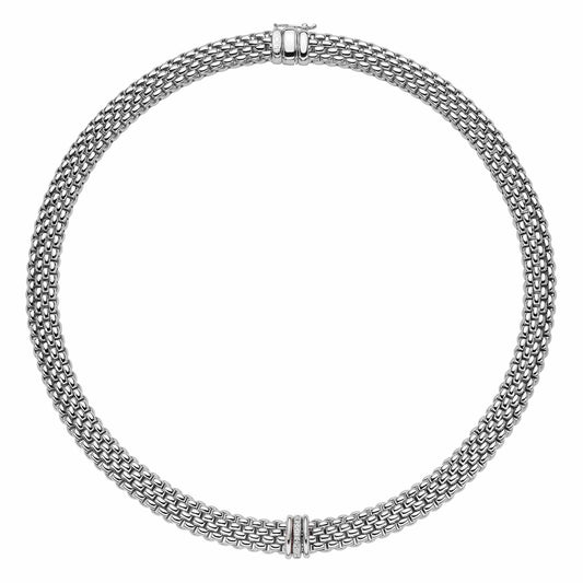 FOPE Panorama Collier - 58712CX_BB_B_BBB_042 (042) aus Weißgold mit Diamant