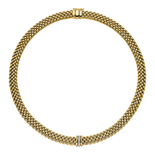 FOPE Panorama Collier - 58712CX_BB_G_GBG_042 (042) aus Bicolor-Gold mit Diamant