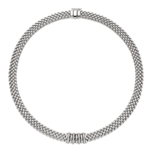 FOPE Panorama Collier - 58812CX_BB_B_BBX_042 (042) aus Weißgold mit Diamant