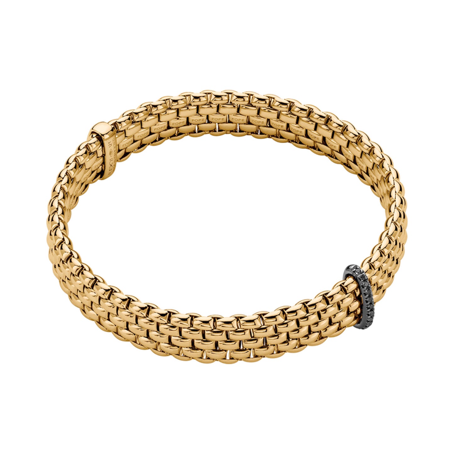 FOPE Panorama Flex'it Armband - 58604BX_BN_G_X1X_0XS (0XS) aus Bicolor-Gold mit Diamant