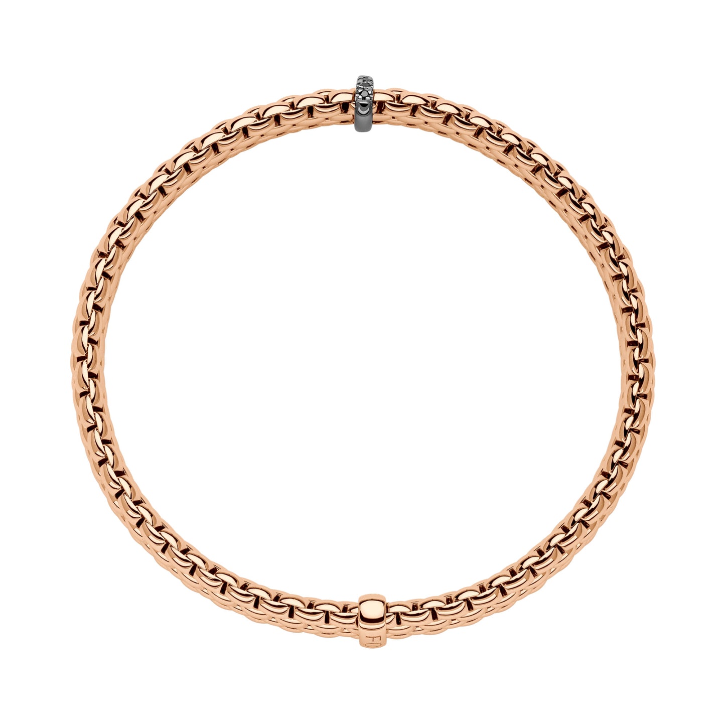 FOPE Panorama Flex'it Armband - 58604BX_BN_R_X1X_0XS (0XS) aus Bicolor-Gold mit Diamant